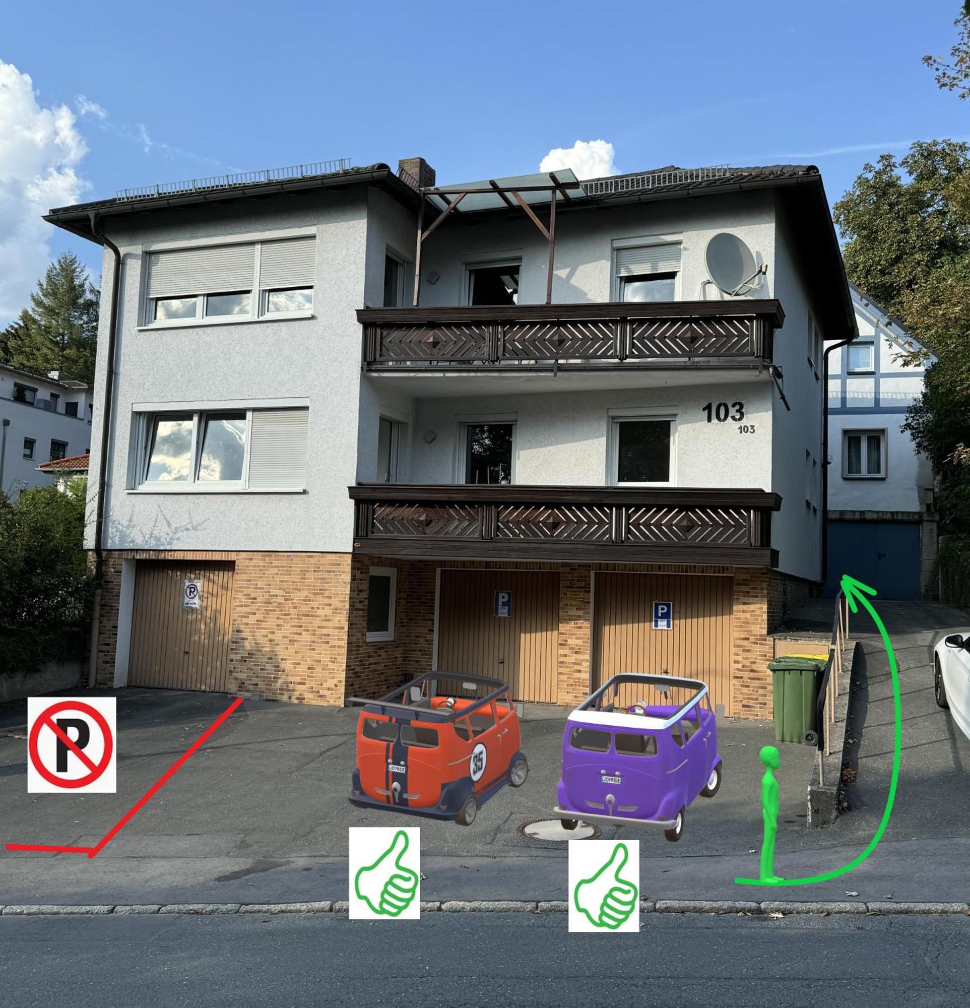 Ferienwohnung "Sorgenfrei" In Coburg ! - Im Eg Mit Privatparkplatz & Balkon Esterno foto